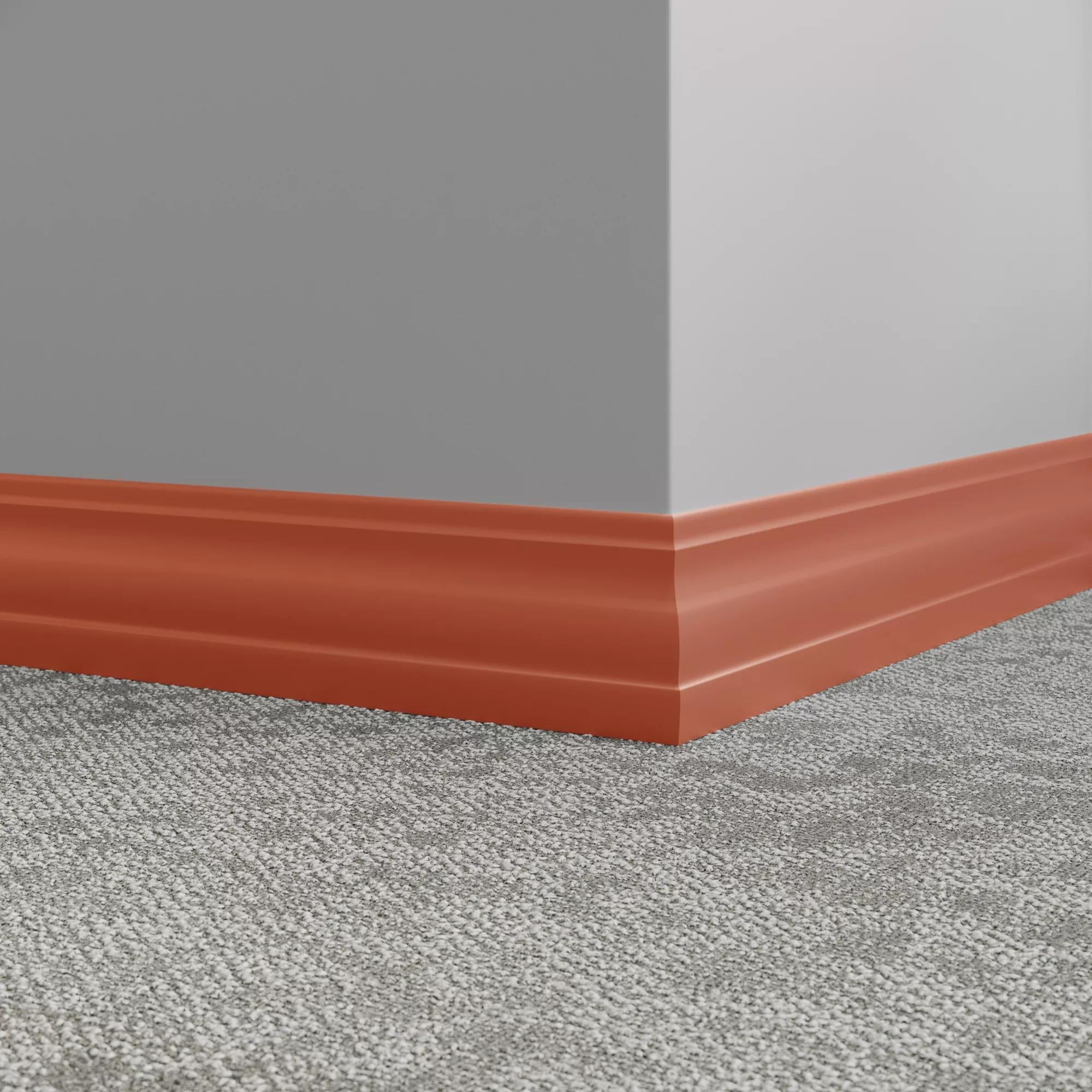 Tarkett / Johnsonite Millwork Delineate 4-1/4" VM1 Spice 4.25" x 8' by 3/8" (48 LF/box)