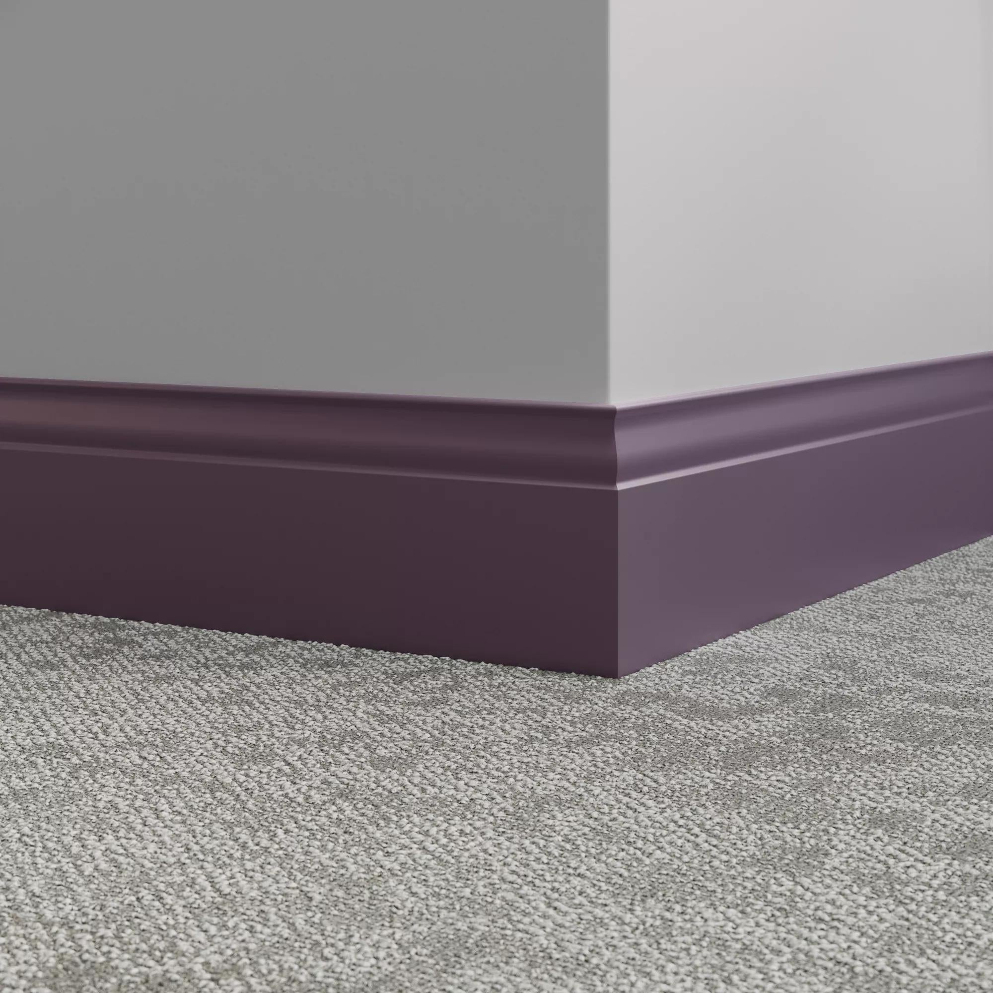 Tarkett / Johnsonite Millwork Inflection 5-1/4" VM2 Shoreline Purple 5.25" x 8' by 3/8" (48 LF/box)