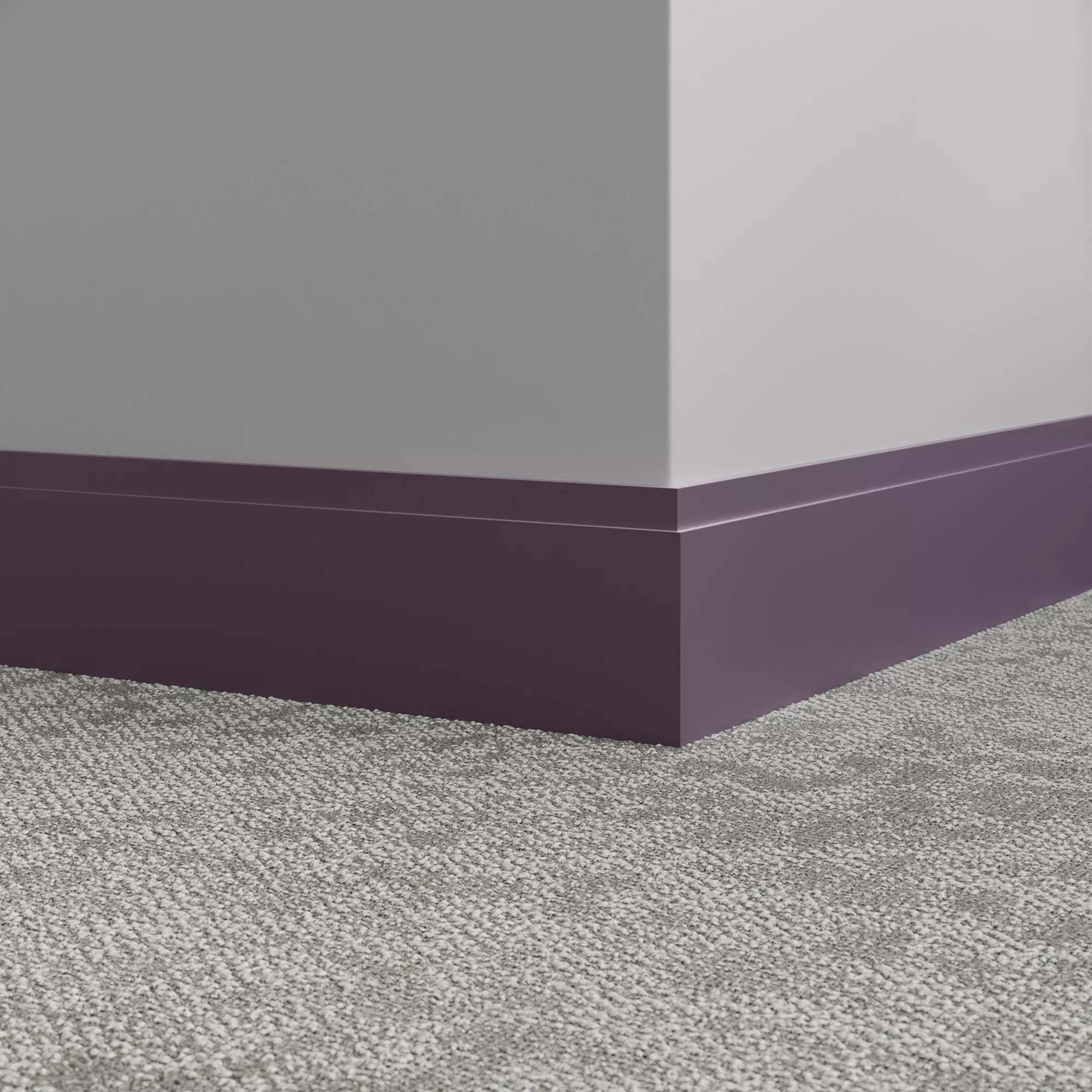 Tarkett / Johnsonite Millwork Equinox 4-1/2" VM2 Shoreline Purple 4.5" x 8' by 3/8" (40 LF/box)