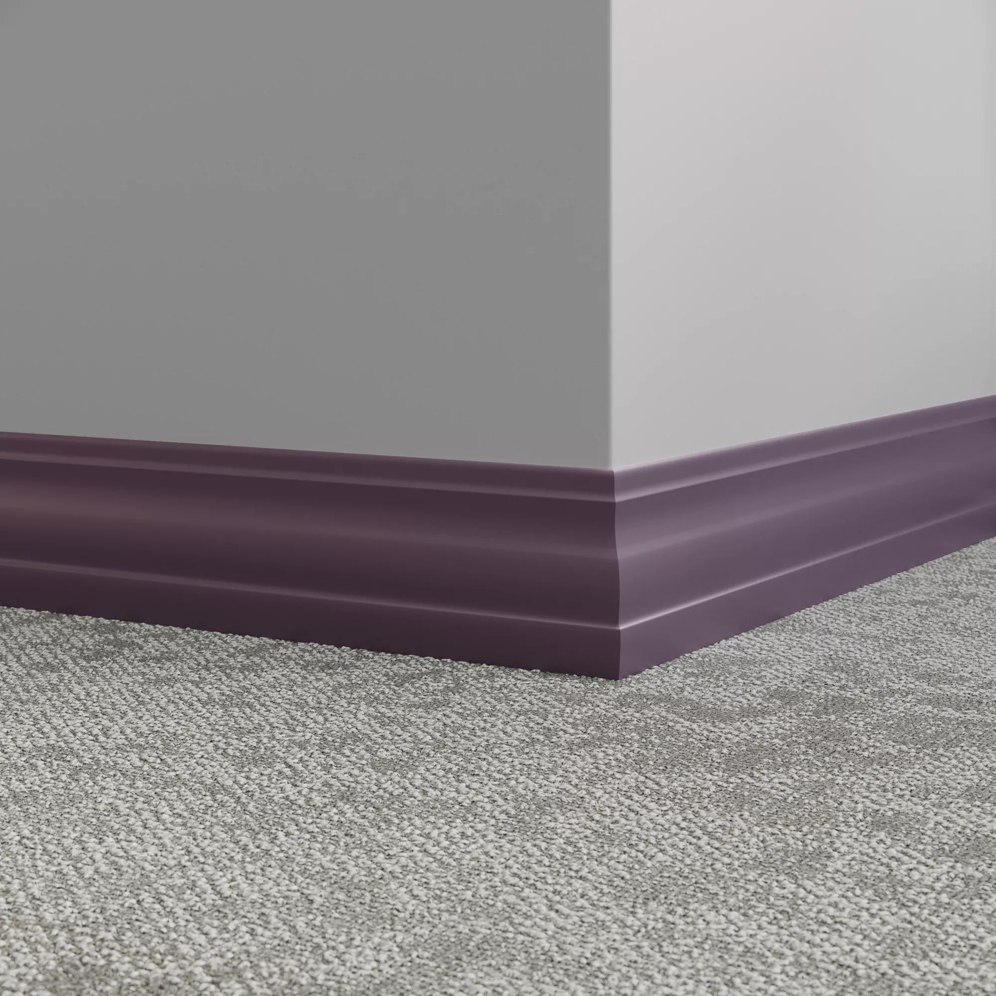 Tarkett / Johnsonite Millwork Delineate 4-1/4" VM2 Shoreline Purple 4.25" x 8' by 3/8" (48 LF/box)