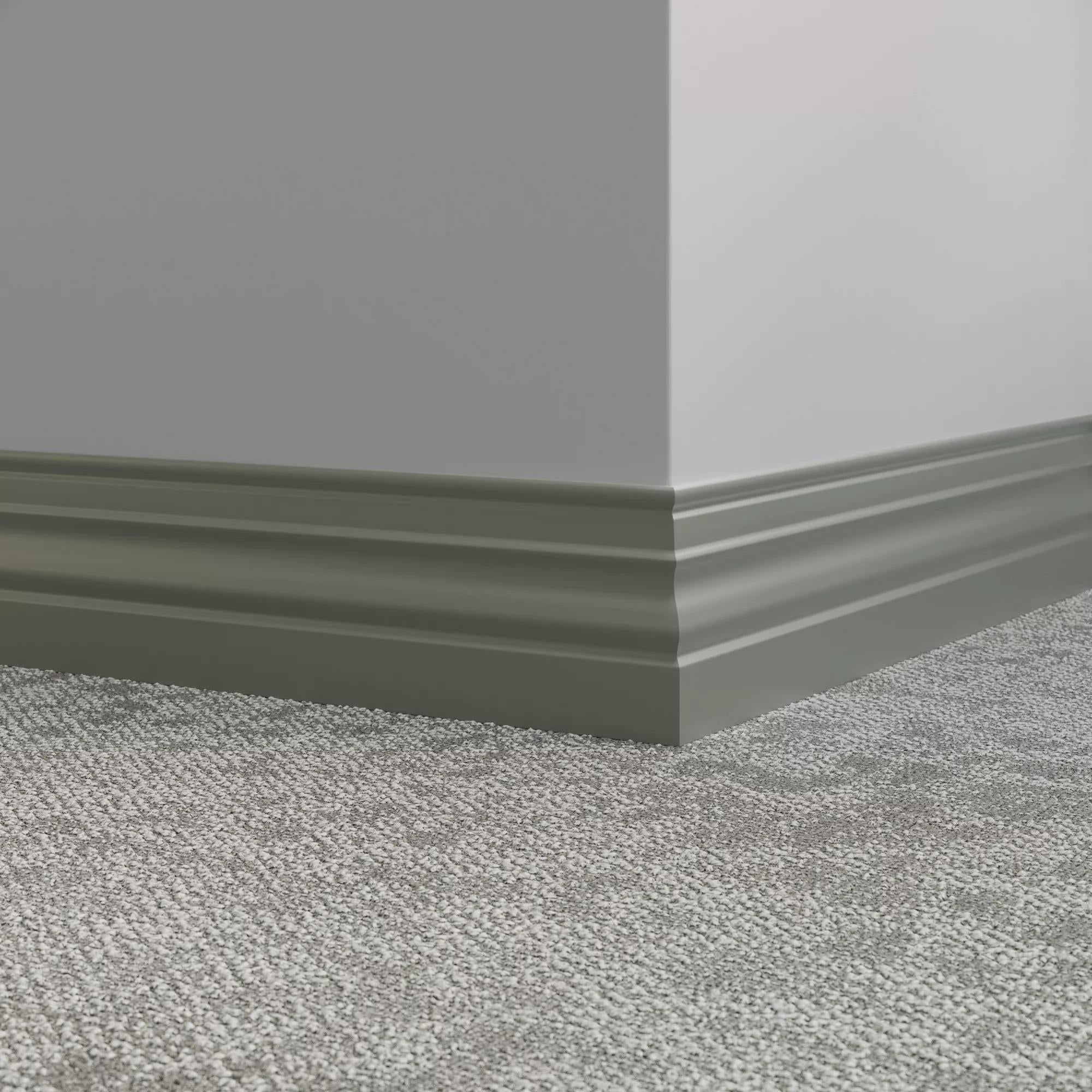 Tarkett / Johnsonite Millwork Diplomat 4-1/2" VM4 Green Smoke 4.5" x 8' by 3/8" (48 LF/box)