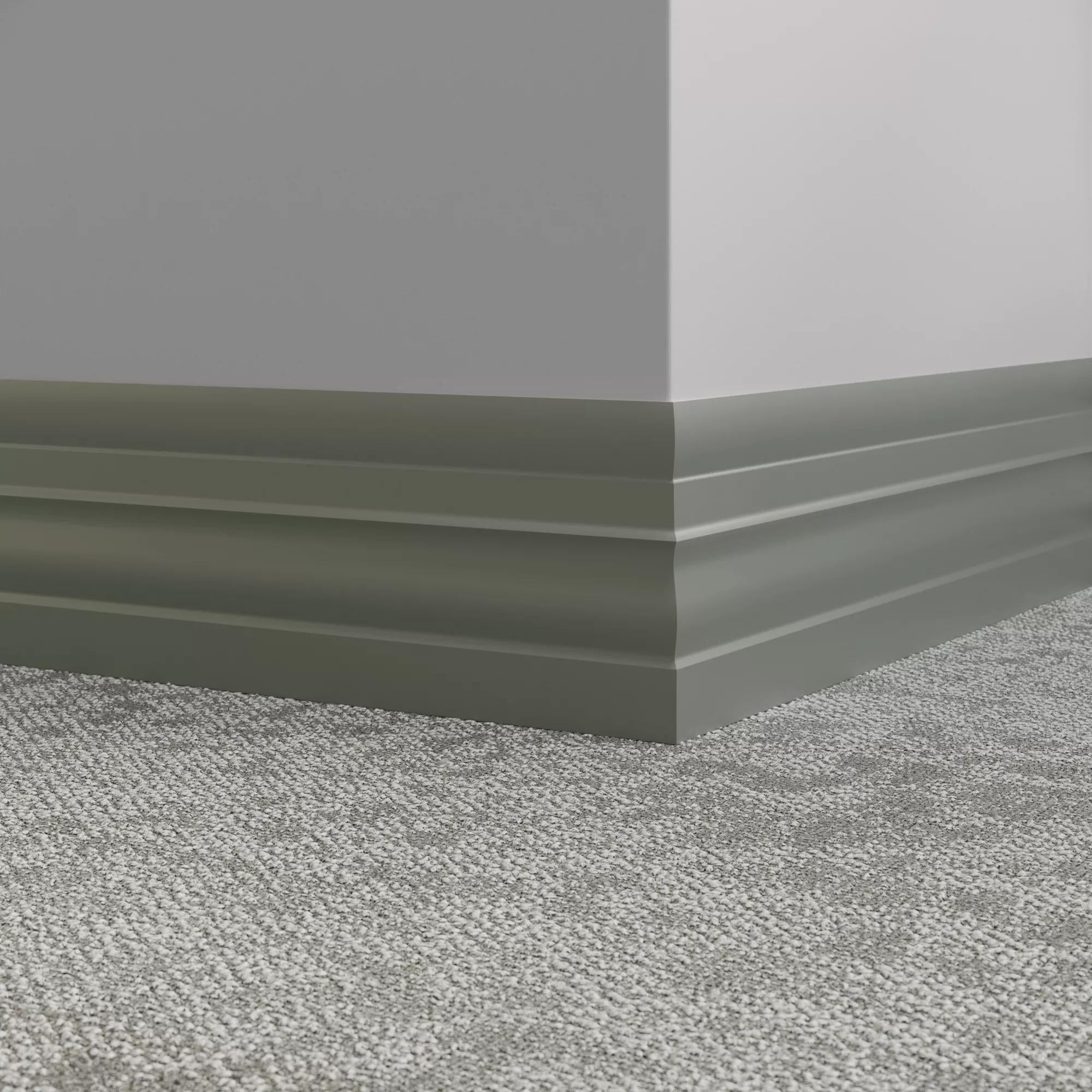 Tarkett / Johnsonite Millwork Attache 6" VM4 Green Smoke 6" x 8' by 1/4" (64 LF/box)