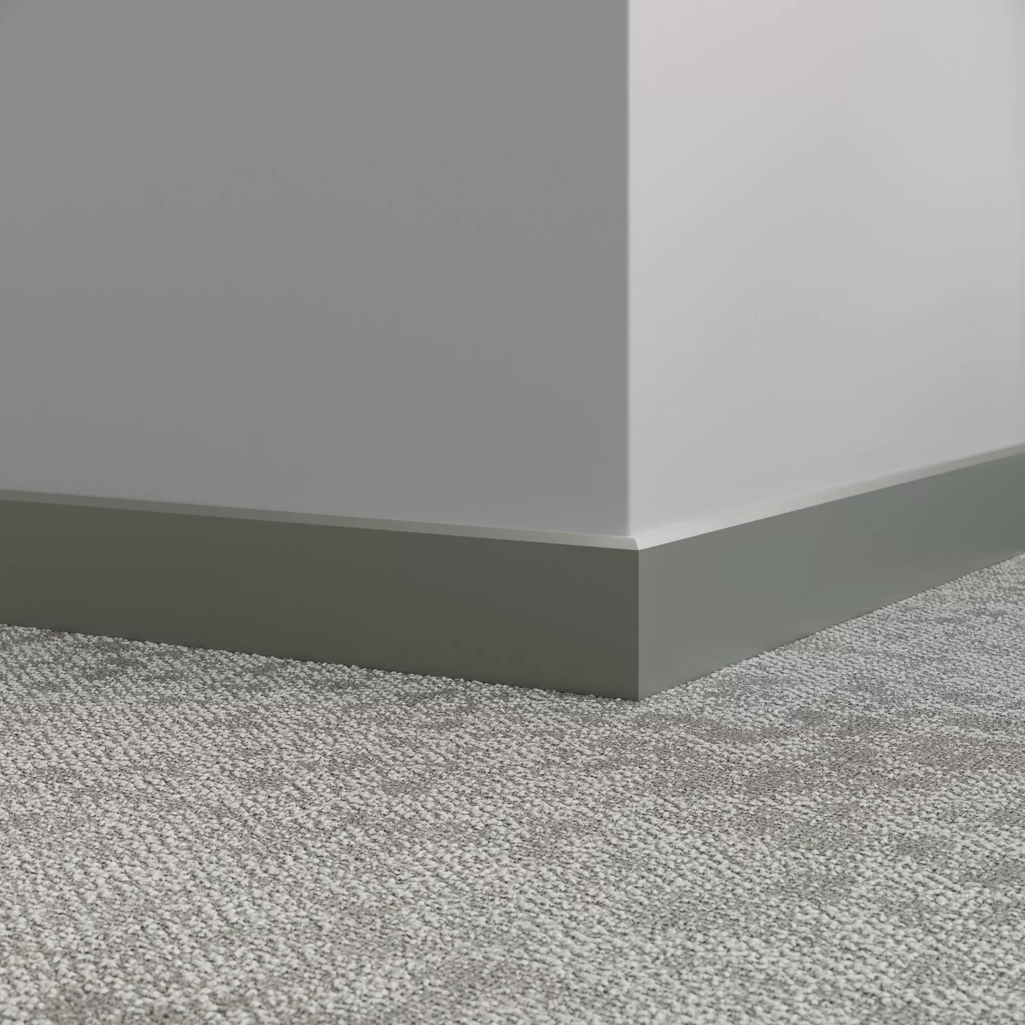 Tarkett / Johnsonite Millwork Mandalay 4-1/2" VM4 Green Smoke 4.5" x 8' by 3/8" – product image showing size, style, and brand details.