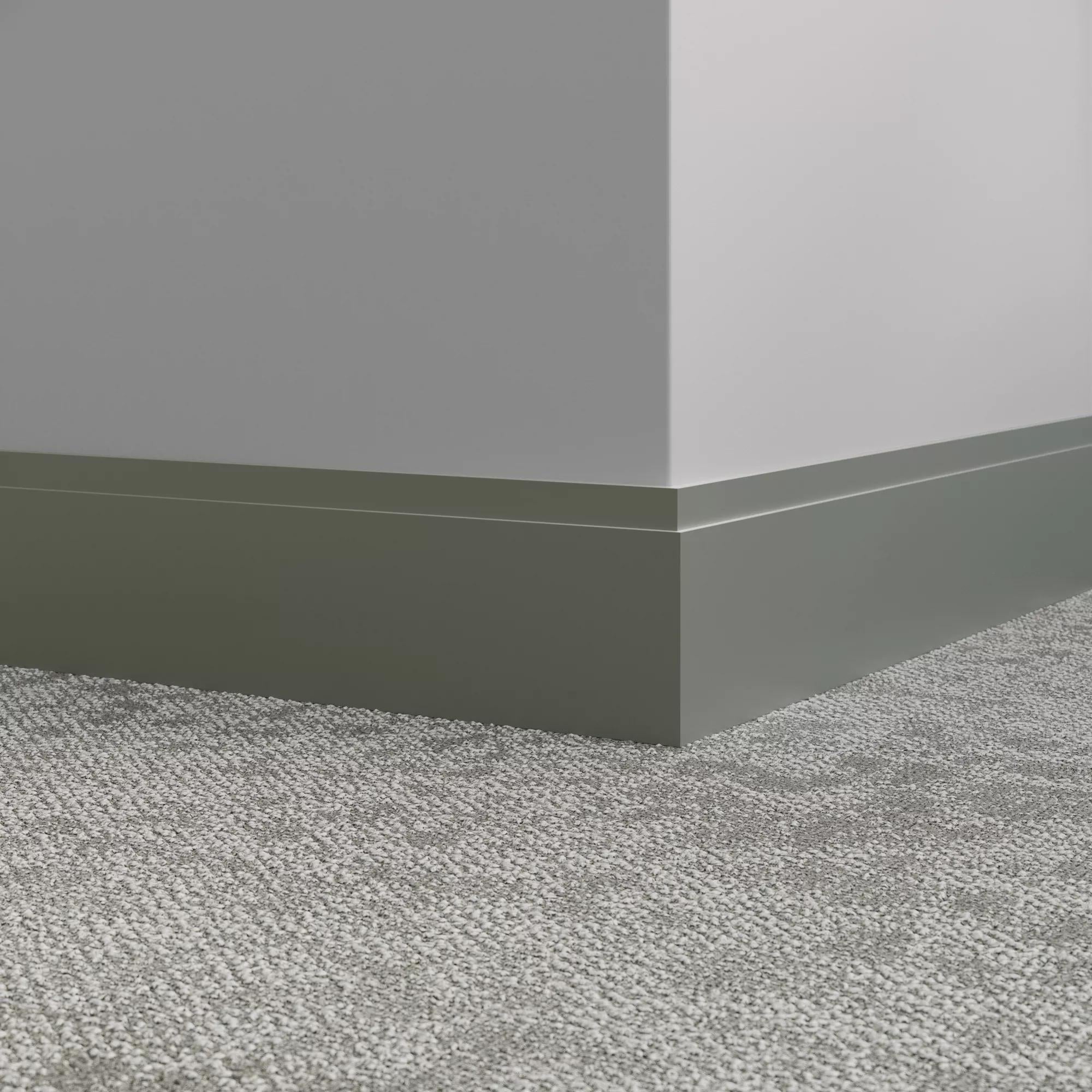 Tarkett / Johnsonite Millwork Equinox 4-1/2" VM4 Green Smoke 4.5" x 8' by 3/8" (40 LF/box)
