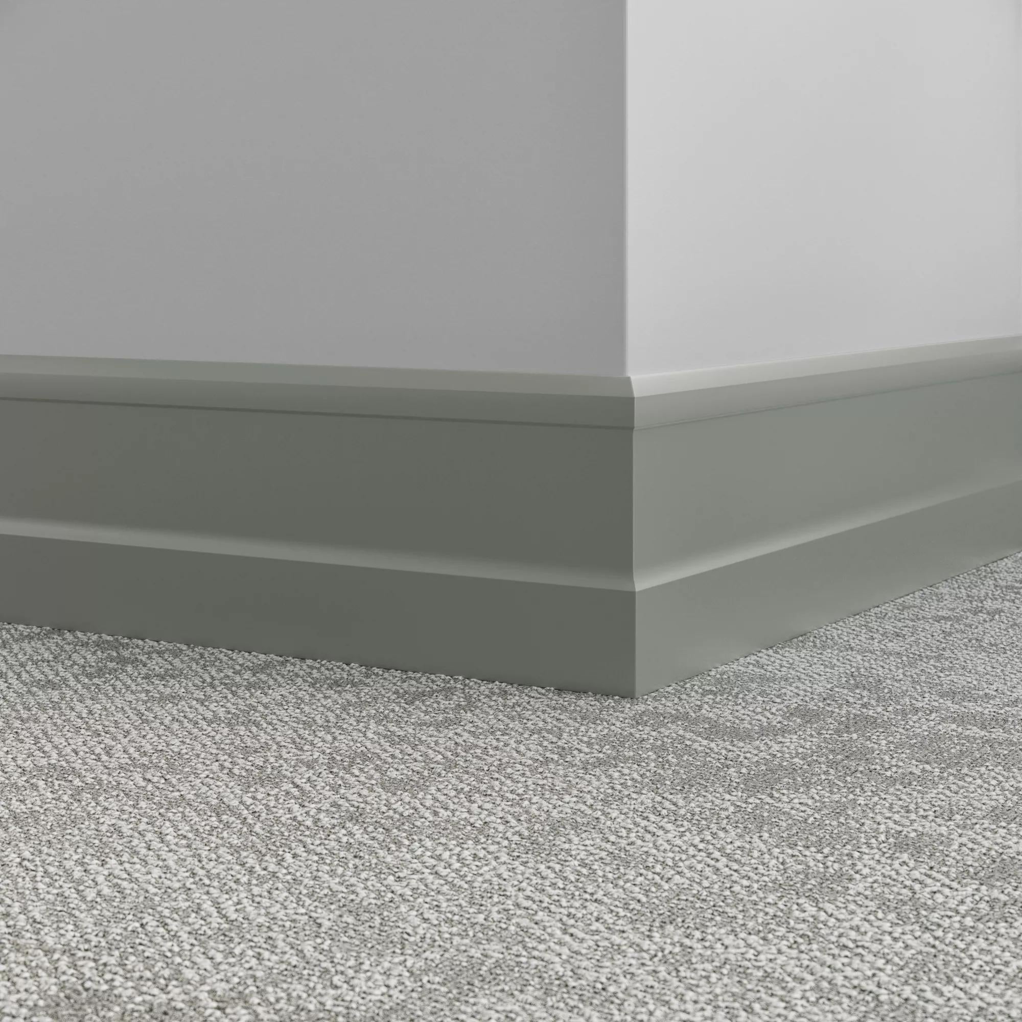 Tarkett / Johnsonite Millwork Recessed 6" VM4 Green Smoke 6" x 8' by 0.35"