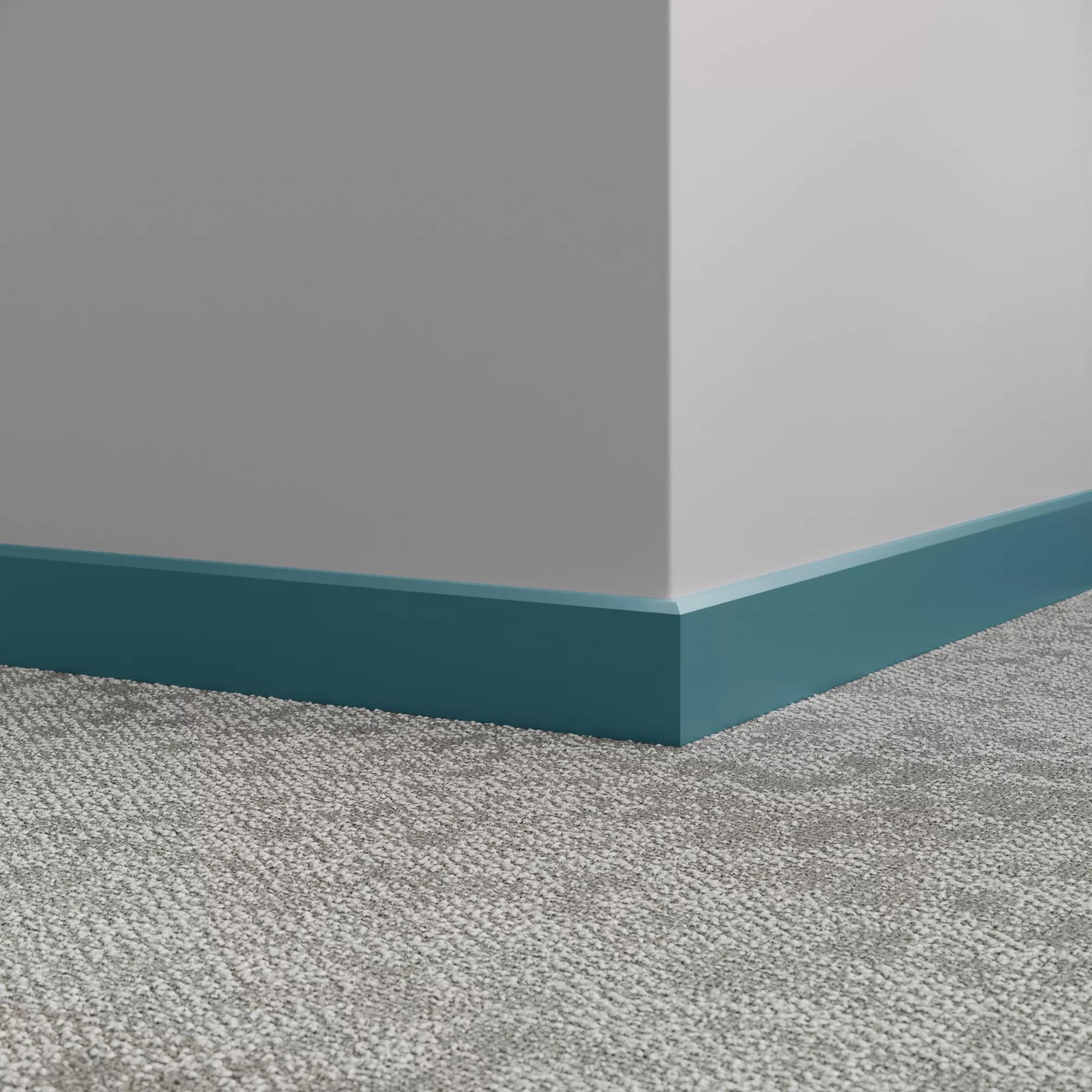 Tarkett / Johnsonite Millwork Mandalay 2-1/2" VM5 Dream Teal 2.5" x 8' by 3/8" (40 LF/box)