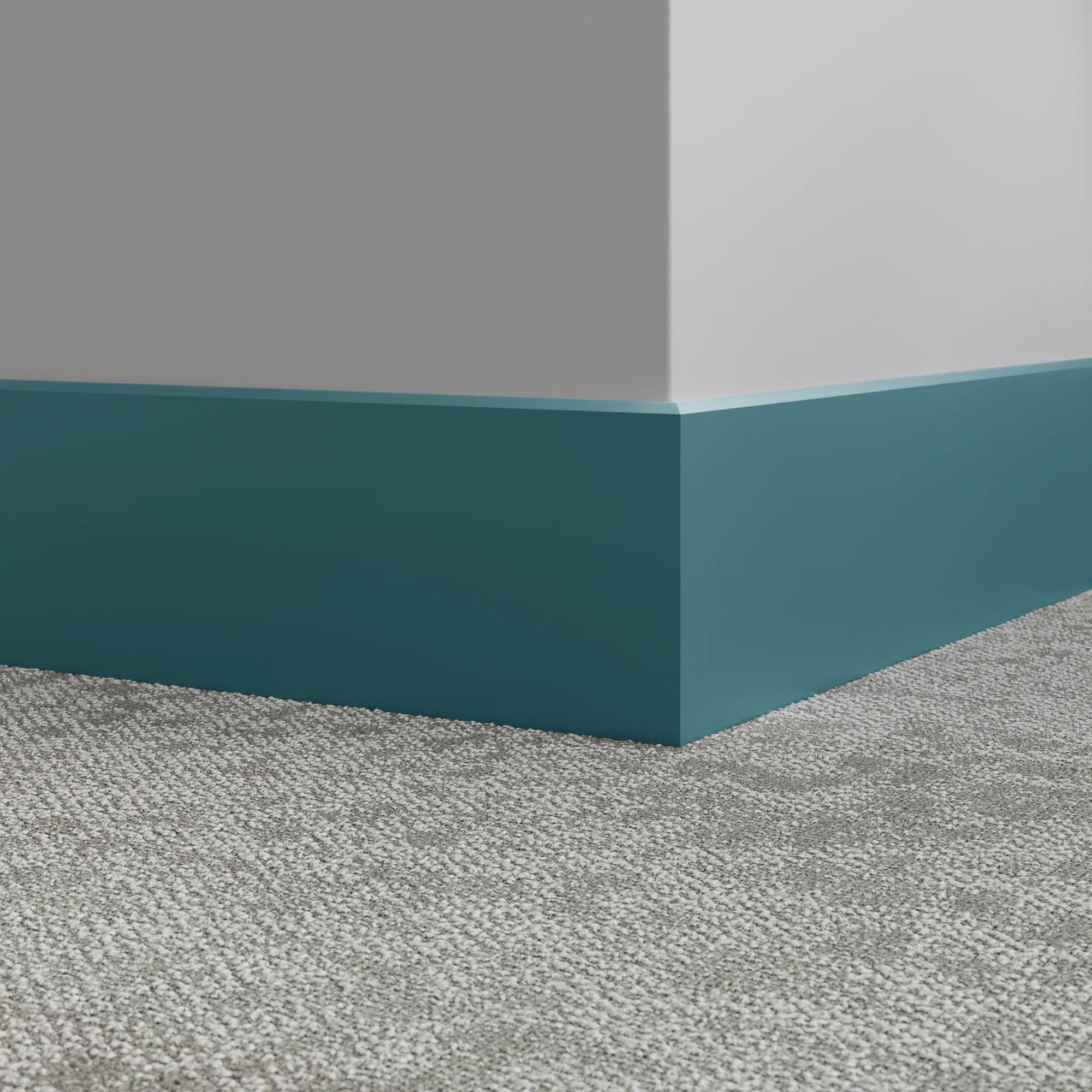 Tarkett / Johnsonite Millwork Mandalay 6" VM5 Dream Teal 6" x 8' by 3/8" – product image showing size, style, and brand details.