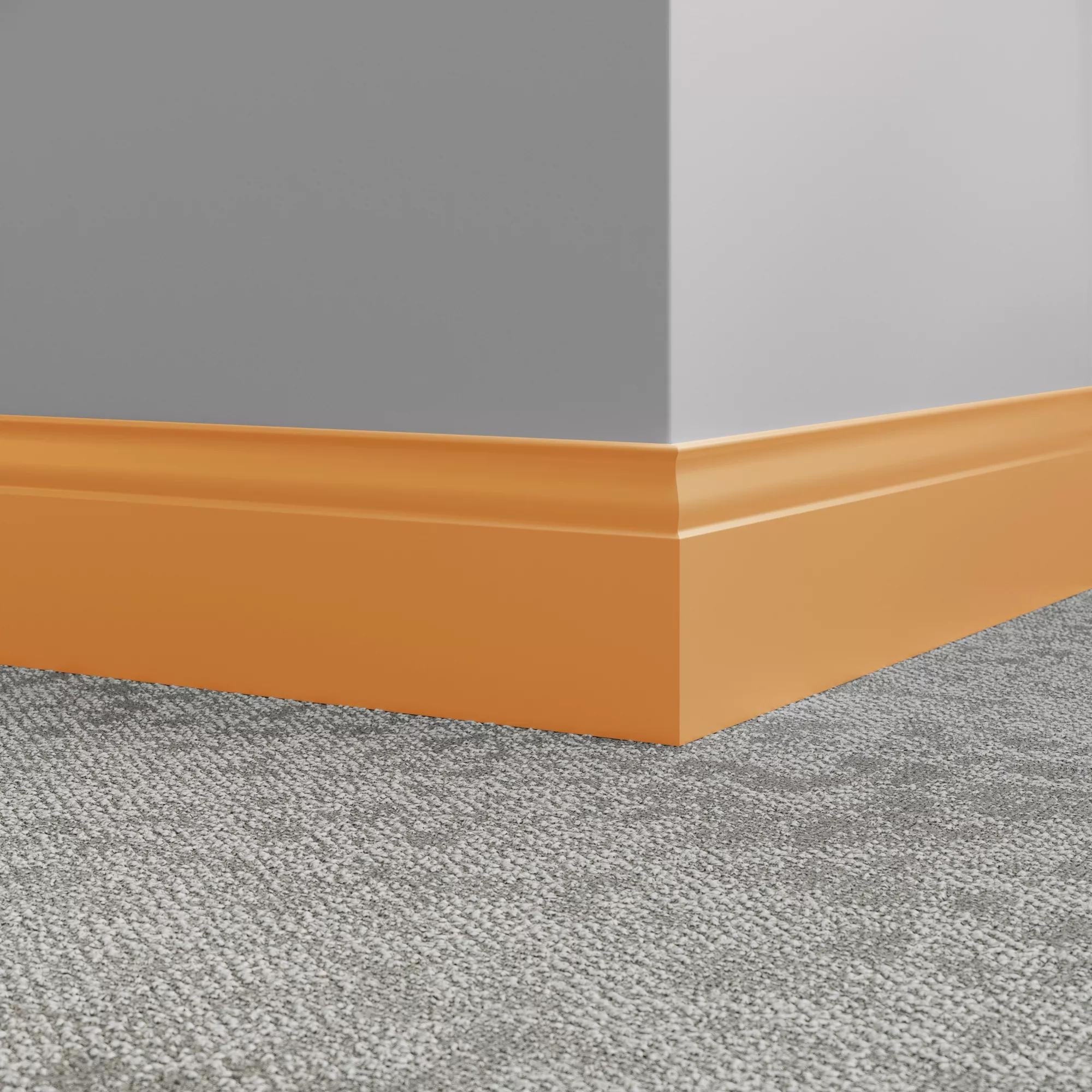 Tarkett / Johnsonite Millwork Inflection 5-1/4" VM8 Mr Sunshine 5.25" x 8' by 3/8" (48 LF/box)