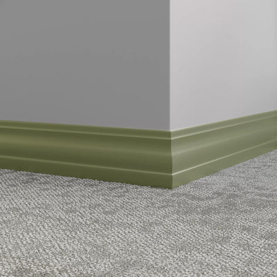 Tarkett / Johnsonite Millwork Delineate 4-1/4" VN3 Gecko 4.25" x 8' by 3/8" (48 LF/box)