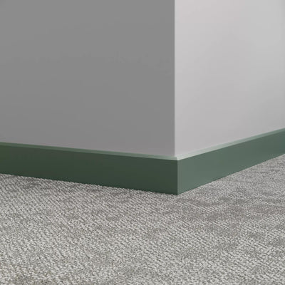 Tarkett / Johnsonite Millwork Mandalay 2-1/2" VN4 Green Vista 2.5" x 8' by 3/8" (40 LF/box)