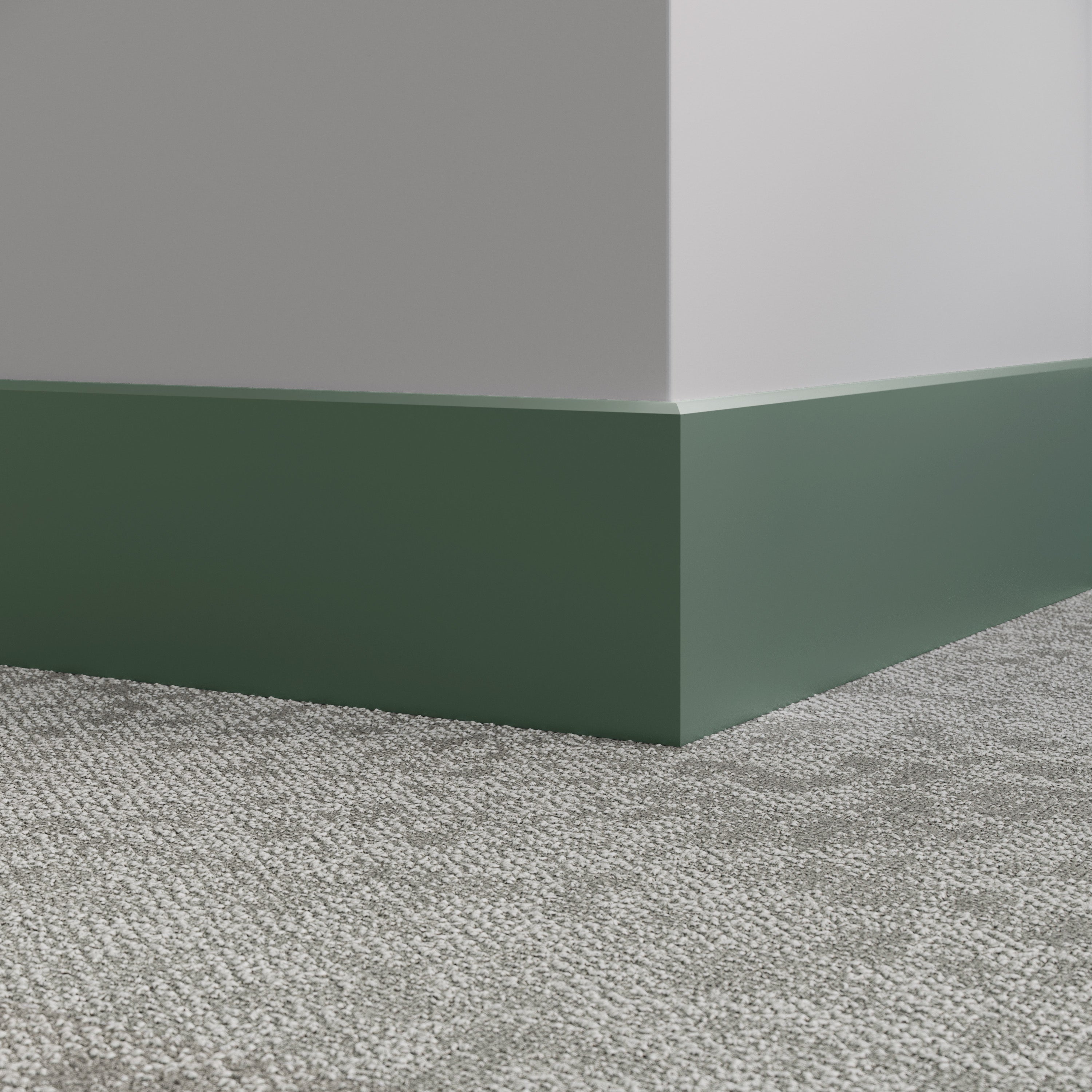 Tarkett / Johnsonite Millwork Mandalay 6" VN4 Green Vista 6" x 8' by 3/8" – product image showing size, style, and brand details.