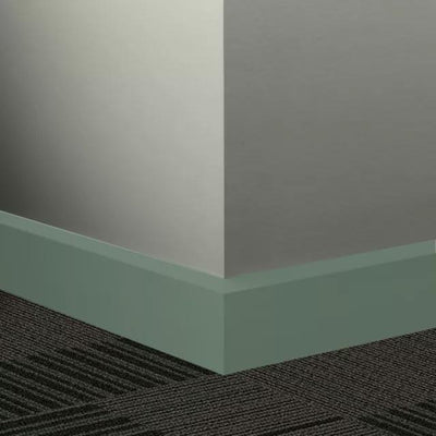 Tarkett / Johnsonite Millwork Oblique 3" VN4 Green Vista 3" x 8' by 3/8" (56 LF/box)