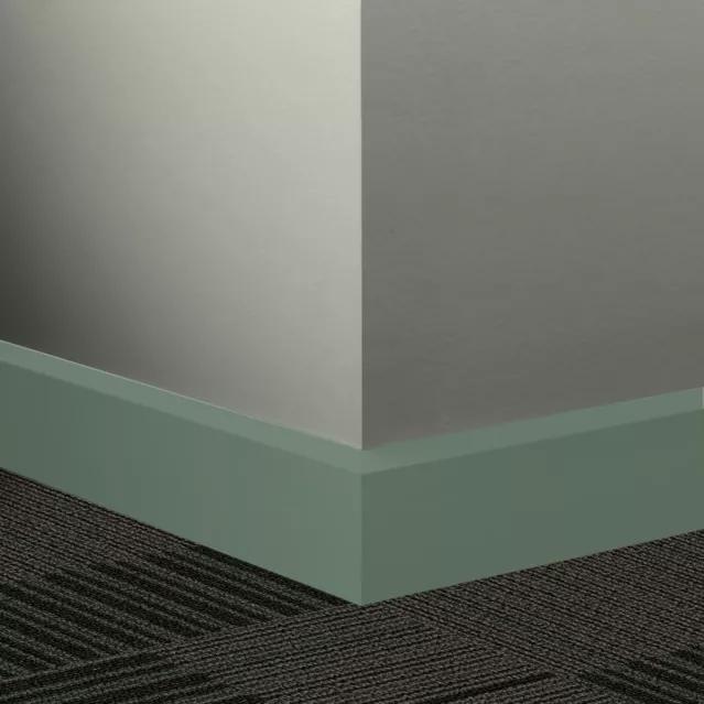 Tarkett / Johnsonite Millwork Oblique 3" VN4 Green Vista 3" x 8' by 3/8" (56 LF/box)