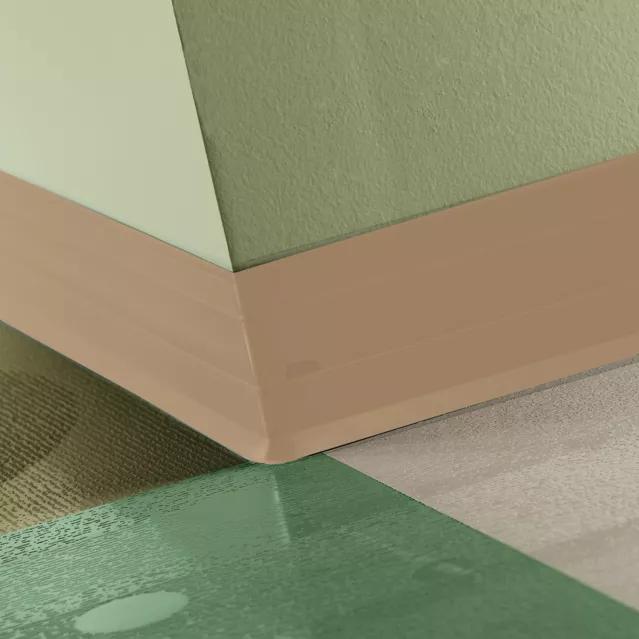 Tarkett / Johnsonite Perceptions Royale Base 4 1/4" 130 Sisal 4.25" x 120' by 0.125" Cove – product image showing size, style, and brand details.