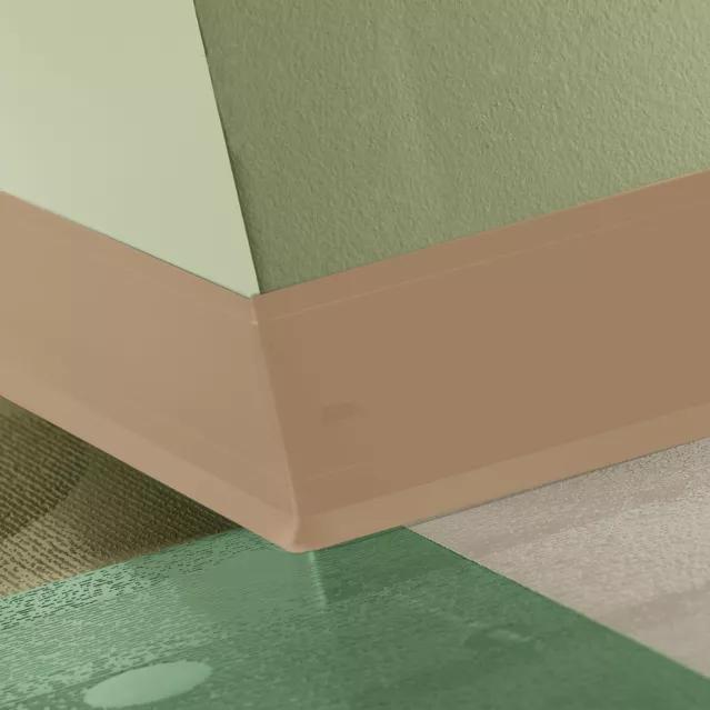 Tarkett / Johnsonite Perceptions Flex Base 4 1/4" 130 Sisal 4.25" x 120' by 0.125" Cove – product image showing size, style, and brand details.