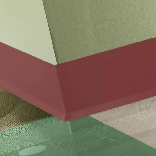 Tarkett / Johnsonite Perceptions Flex Base 4 1/4" VL7 Sailor Red 4.25" x 120' by 0.125" Cove – product image showing size, style, and brand details.