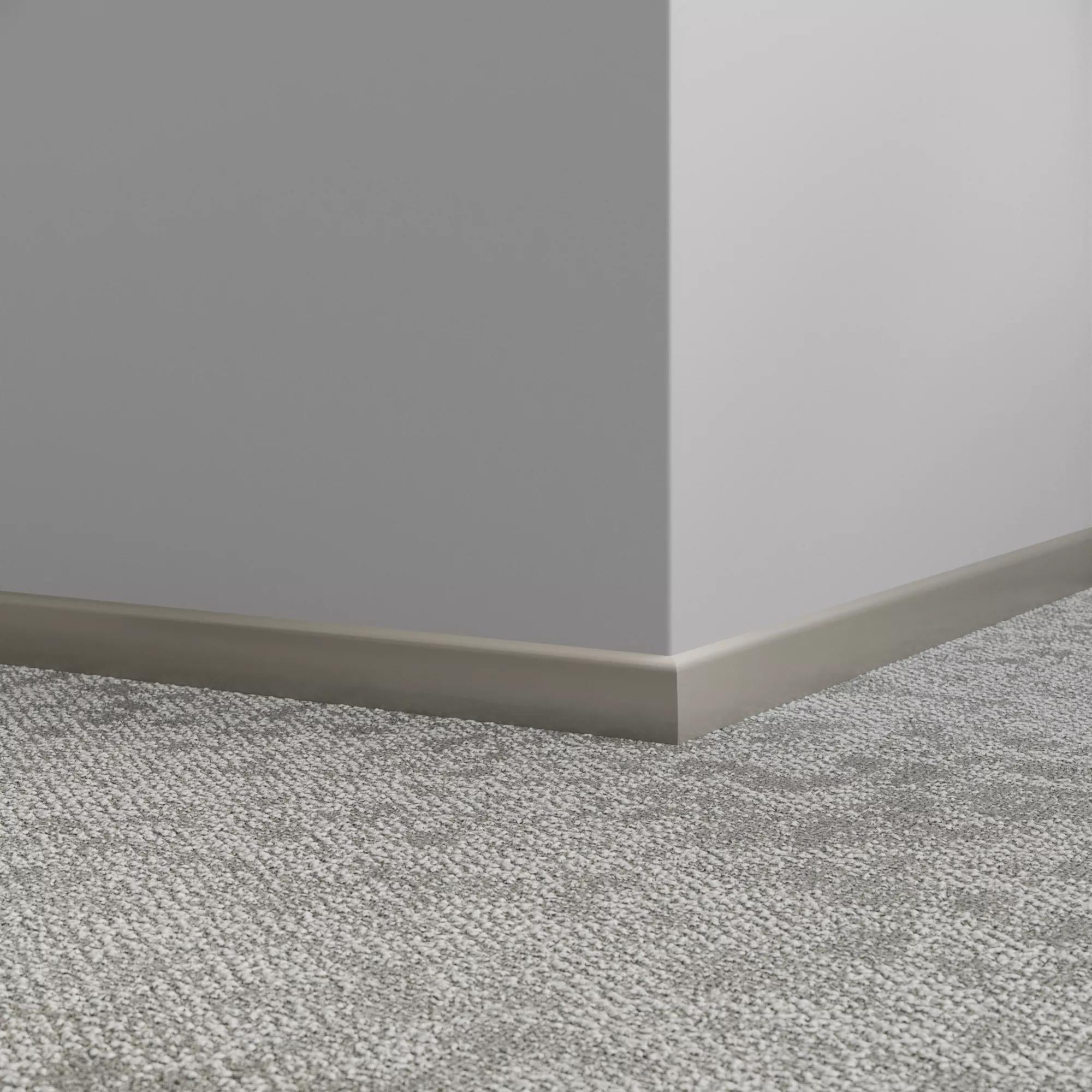 Tarkett / Johnsonite Millwork Shoe Moulding 179 Steel 1-1/2" x 8' – product image showing size, style, and brand details.