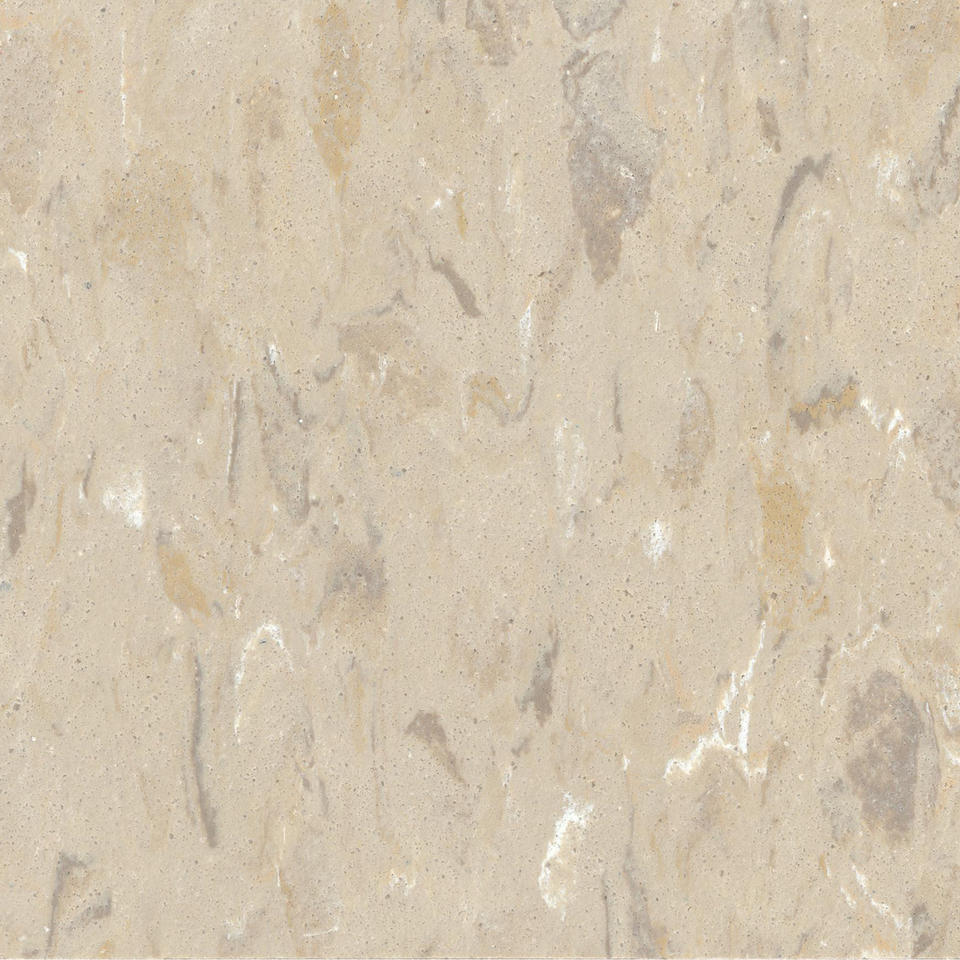 Tarkett / Johnsonite VCT II 527 Military Tan Vinyl Composition Tile (Partial Piece - Sample)