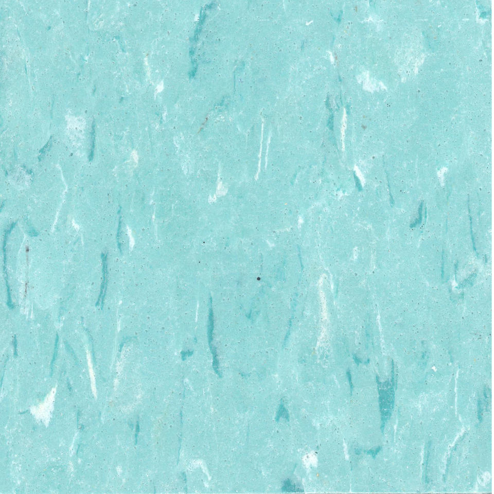 Tarkett / Johnsonite VCT II 594 Turquoise Vinyl Composition Tile (Partial Piece - Sample)