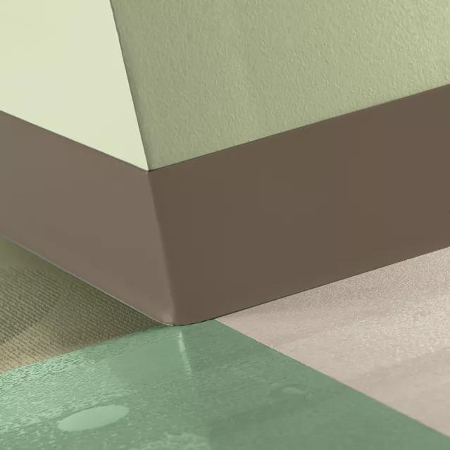 Tarkett / Johnsonite Tightlock Resilient Wall Base #101 Seaweed 6 3/8" x 75' Roll by 1/8" Cove (with Toe)
