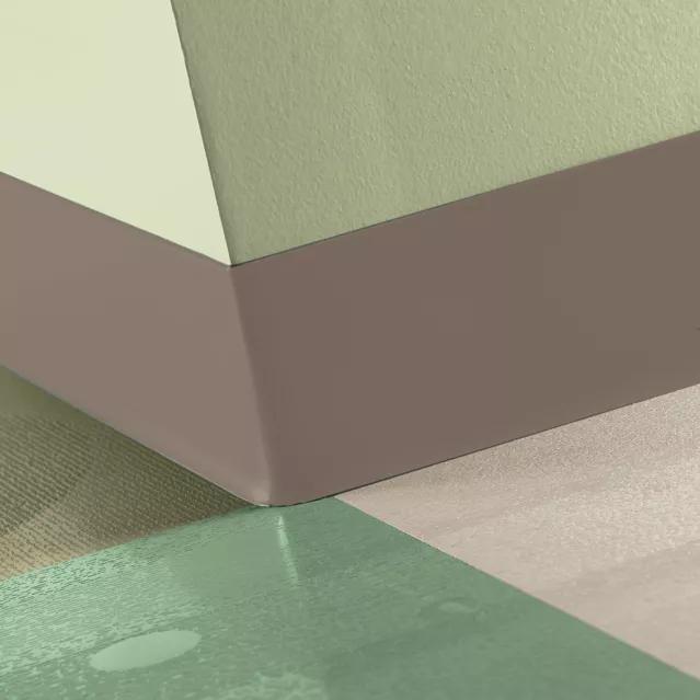 Tarkett / Johnsonite Tightlock Resilient Wall Base #107 Neutrality 6 3/8" x 4' Pieces by 1/8" Cove (with Toe)