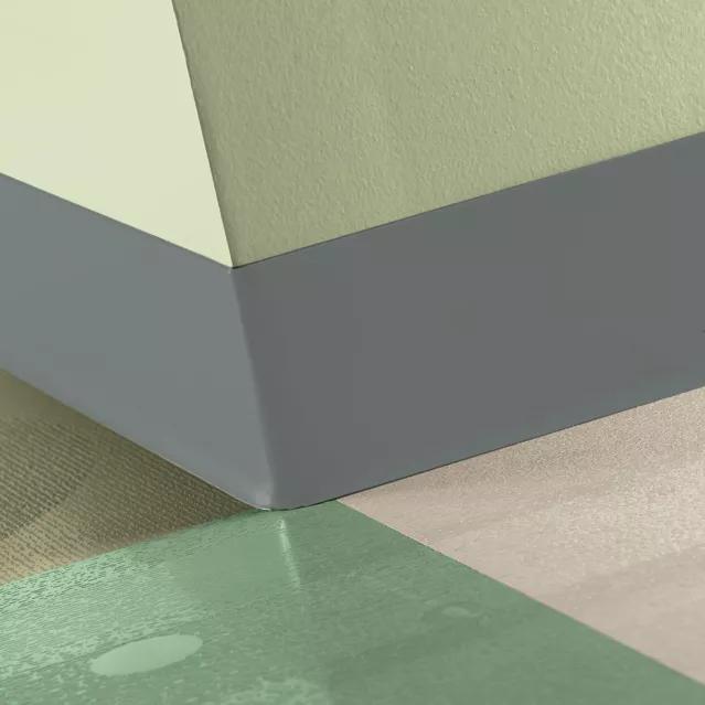 Tarkett / Johnsonite Tightlock Resilient Wall Base #178 Ironstone 3 1/8" x 75' Roll by 1/8" Cove (with Toe)