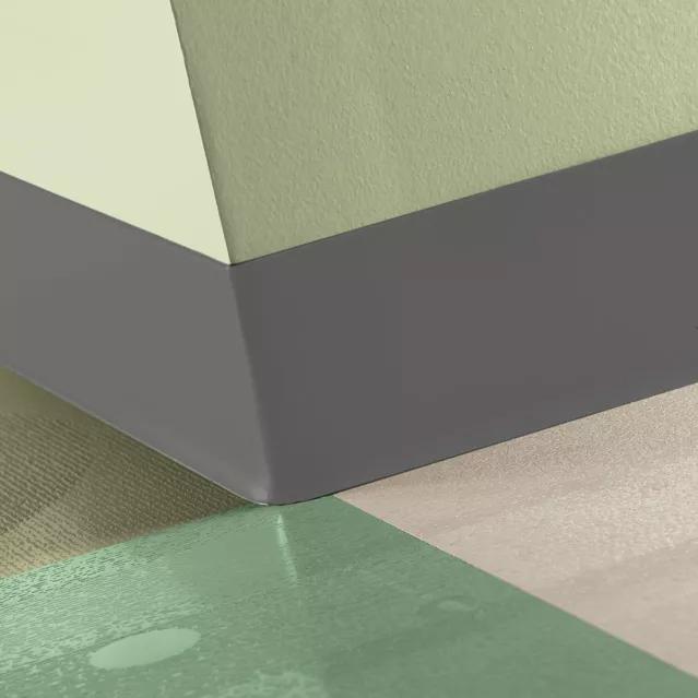 Tarkett / Johnsonite Tightlock Resilient Wall Base #197 Shaded 6 3/8" x 75' Roll by 1/8" Cove (with Toe)
