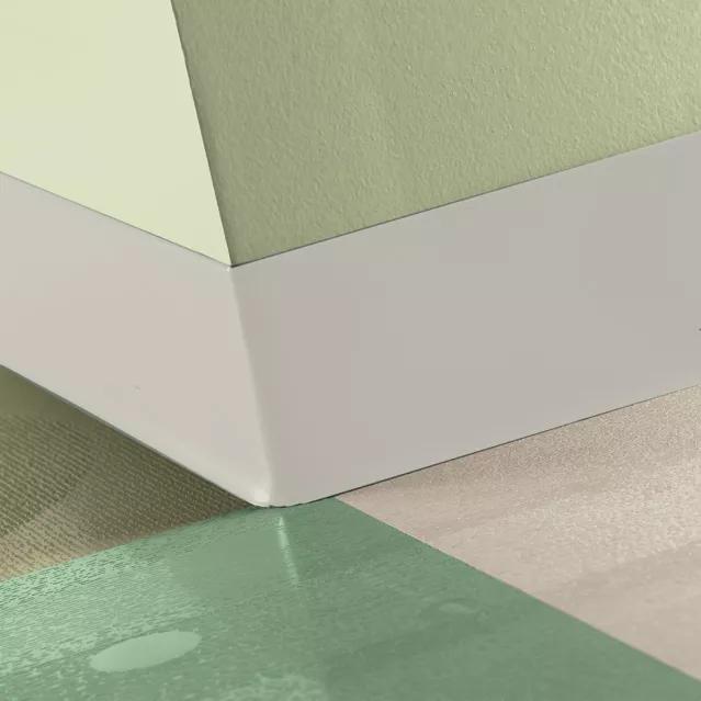 Tarkett / Johnsonite Tightlock Resilient Wall Base #27 Mist 6 3/8" x 75' Roll by 1/8" Cove (with Toe)