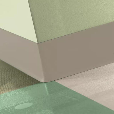 Tarkett / Johnsonite Tightlock Resilient Wall Base #280 Shoreline 3 1/8" x 75' Roll by 1/8" Cove (with Toe)