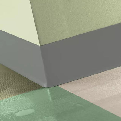Tarkett / Johnsonite Tightlock Resilient Wall Base #282 Vaporize 6 3/8" x 75' Roll by 1/8" Cove (with Toe)
