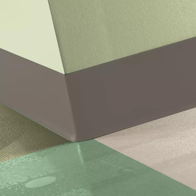 Tarkett / Johnsonite Tightlock Resilient Wall Base #283 Toast 6 3/8" x 75' Roll by 1/8" Cove (with Toe)