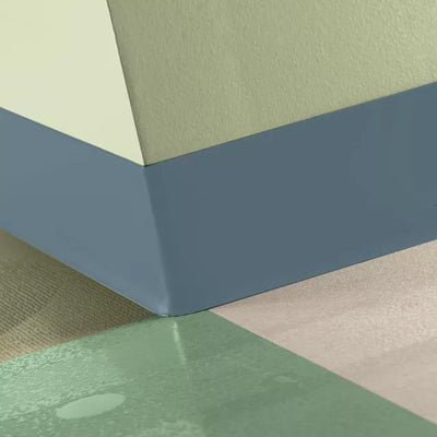 Tarkett / Johnsonite Tightlock Resilient Wall Base #58 Windsor Blue 6 3/8" x 75' Roll by 1/8" Cove (with Toe)