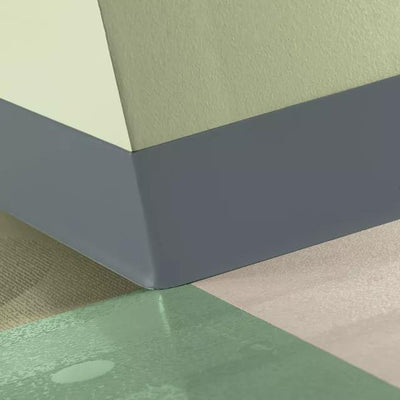 Tarkett / Johnsonite Tightlock Resilient Wall Base #71 Storm Cloud 6 3/8" x 75' Roll by 1/8" Cove (with Toe)