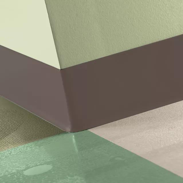 Tarkett / Johnsonite Tightlock Resilient Wall Base #09 Clay 3 1/8" x 75' Roll by 1/8" Cove (with Toe)
