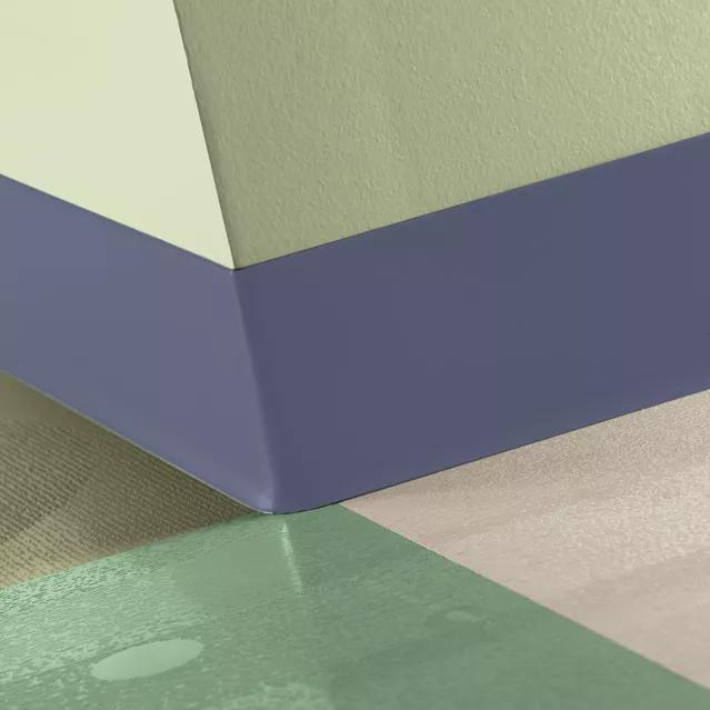 Tarkett / Johnsonite Tightlock Resilient Wall Base #TB4 Grapest 3 1/8" x 75' Roll by 1/8" Cove (with Toe)
