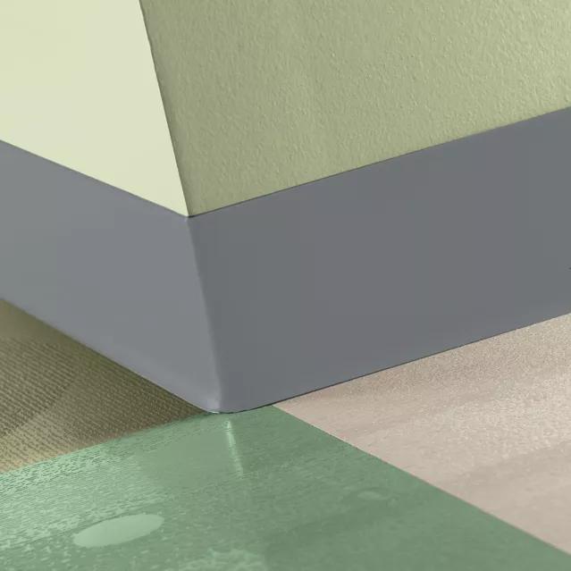 Tarkett / Johnsonite Tightlock Resilient Wall Base #TG3 Iron Mountain 3 1/8" x 75' Roll by 1/8" Cove (with Toe)