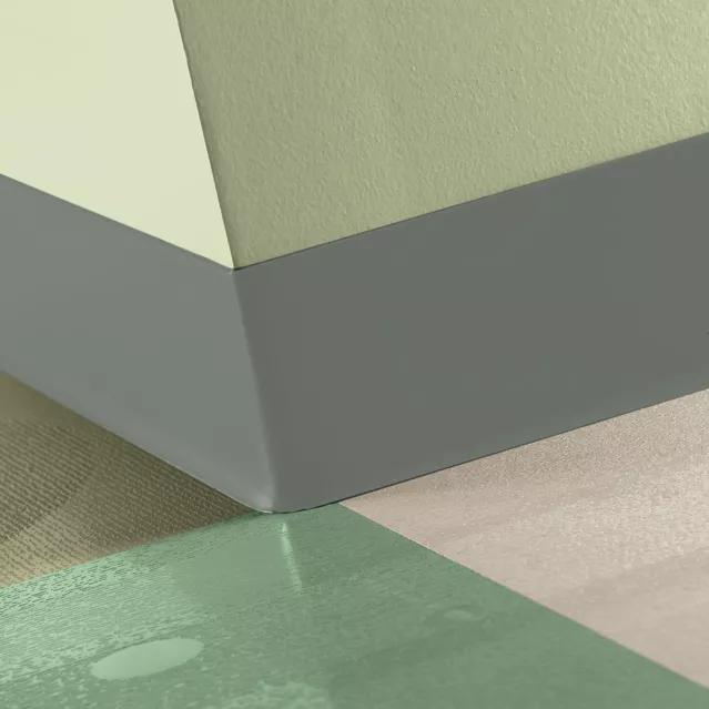 Tarkett / Johnsonite Tightlock Resilient Wall Base #VM4 Green Smoke 3 1/8" x 75' Roll by 1/8" Cove (with Toe)