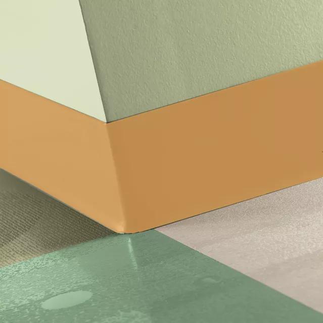 Tarkett / Johnsonite Tightlock Resilient Wall Base #VM8 Mr Sunshine 6 3/8" x 4' Pieces by 1/8" Cove (with Toe)