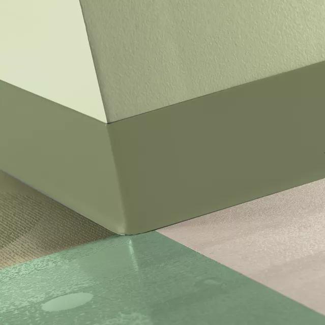 Tarkett / Johnsonite Tightlock Resilient Wall Base #VN3 Gecko 3 1/8" x 75' Roll by 1/8" Cove (with Toe)