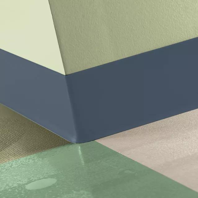 Tarkett / Johnsonite Tightlock Resilient Wall Base #VN5 The Blues 6 3/8" x 75' Roll by 1/8" Cove (with Toe)