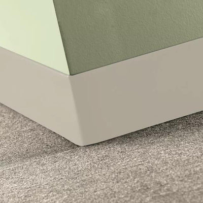 Tarkett / Johnsonite Tightlock Carpet Wall Base #22 Pearl 6 1/2" x 4' Pieces by 1/8" Straight (Toeless)