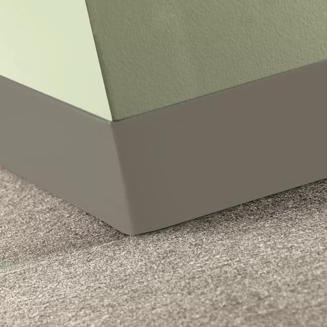 Tarkett / Johnsonite Tightlock Carpet Wall Base #281 Grizzly 3 1/4" x 4' Pieces by 1/8" Straight (Toeless)