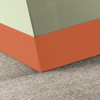 Tarkett / Johnsonite Tightlock Carpet Wall Base #62 Tangerine Tango 6 1/2" x 4' Pieces by 1/8" Straight (Toeless)