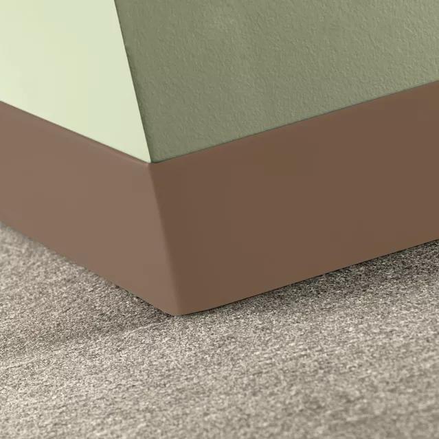 Tarkett / Johnsonite Tightlock Carpet Wall Base #TA7 Rusty Nail 6 1/2" x 4' Pieces by 1/8" Straight (Toeless)
