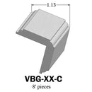 Tarkett / Johnsonite Millwork Corner Guard 1 TB3 Dover (Partial Piece - Sample)