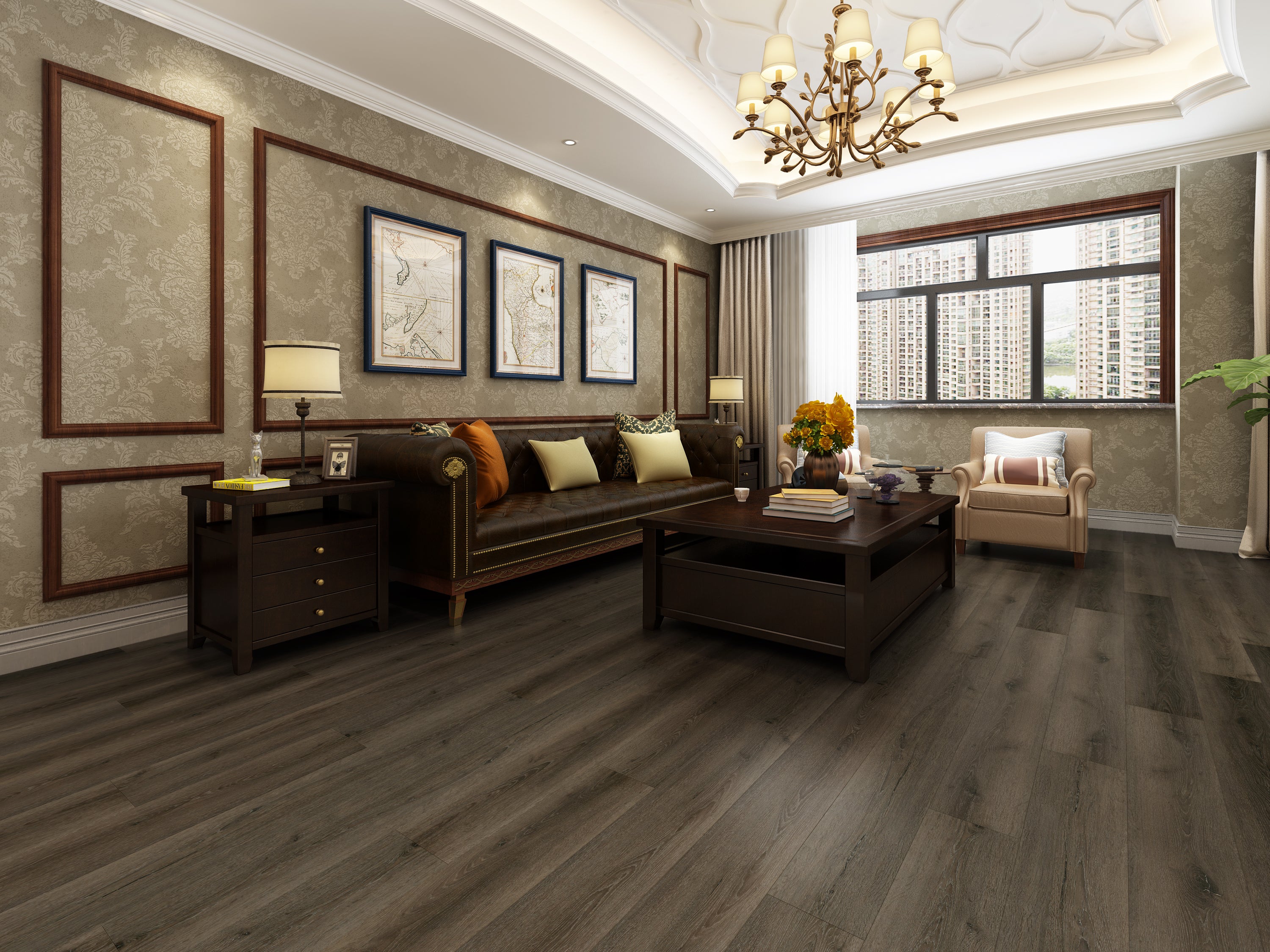 Paradigm Flooring Performer 12mil Toast PPSPC1211 SPC Luxury Vinyl Plank 7” x 60" (23.67 SF/Box)