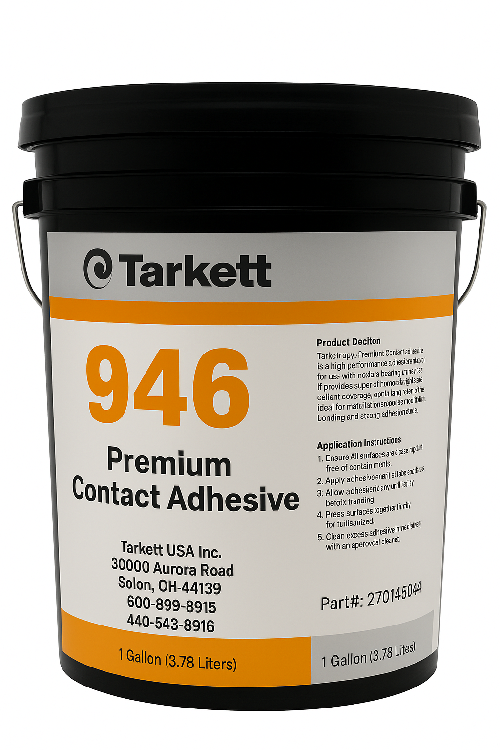 Tarkett / Johnsonite 946 Premium Contact Adhesive 1 Gallon (144-215 SF)