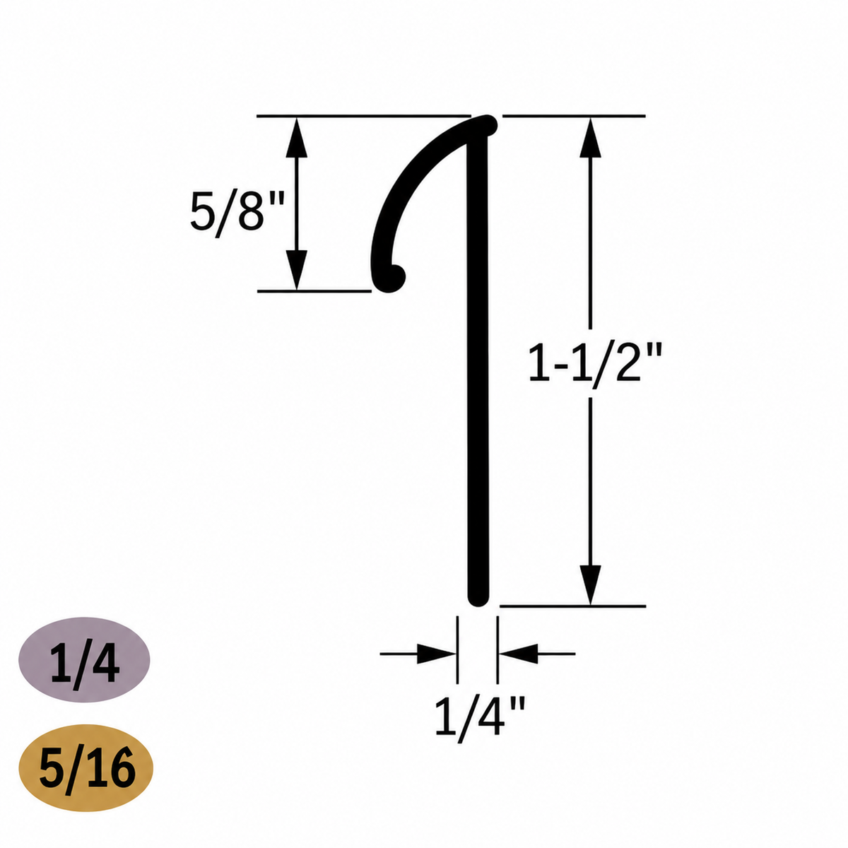 Tarkett / Johnsonite CCC-XX-A Cove Cap 1/4" or 5/16" 240' LF/Box (20 pieces per box) Track Sold Separately