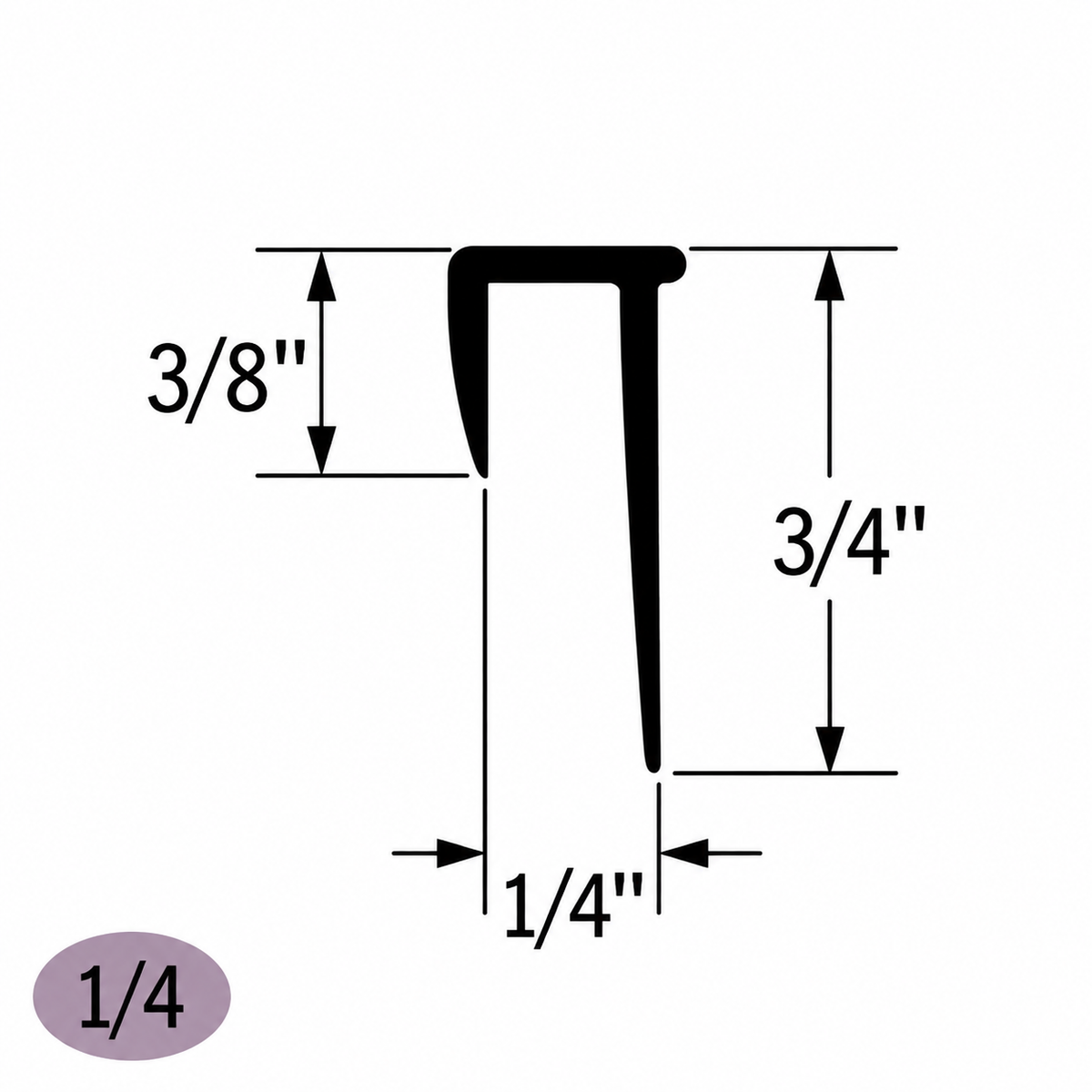 Tarkett / Johnsonite CCC-XX-C Cove Cap 1/4" 480' LF/Box (40 pieces per box) Track Sold Separately
