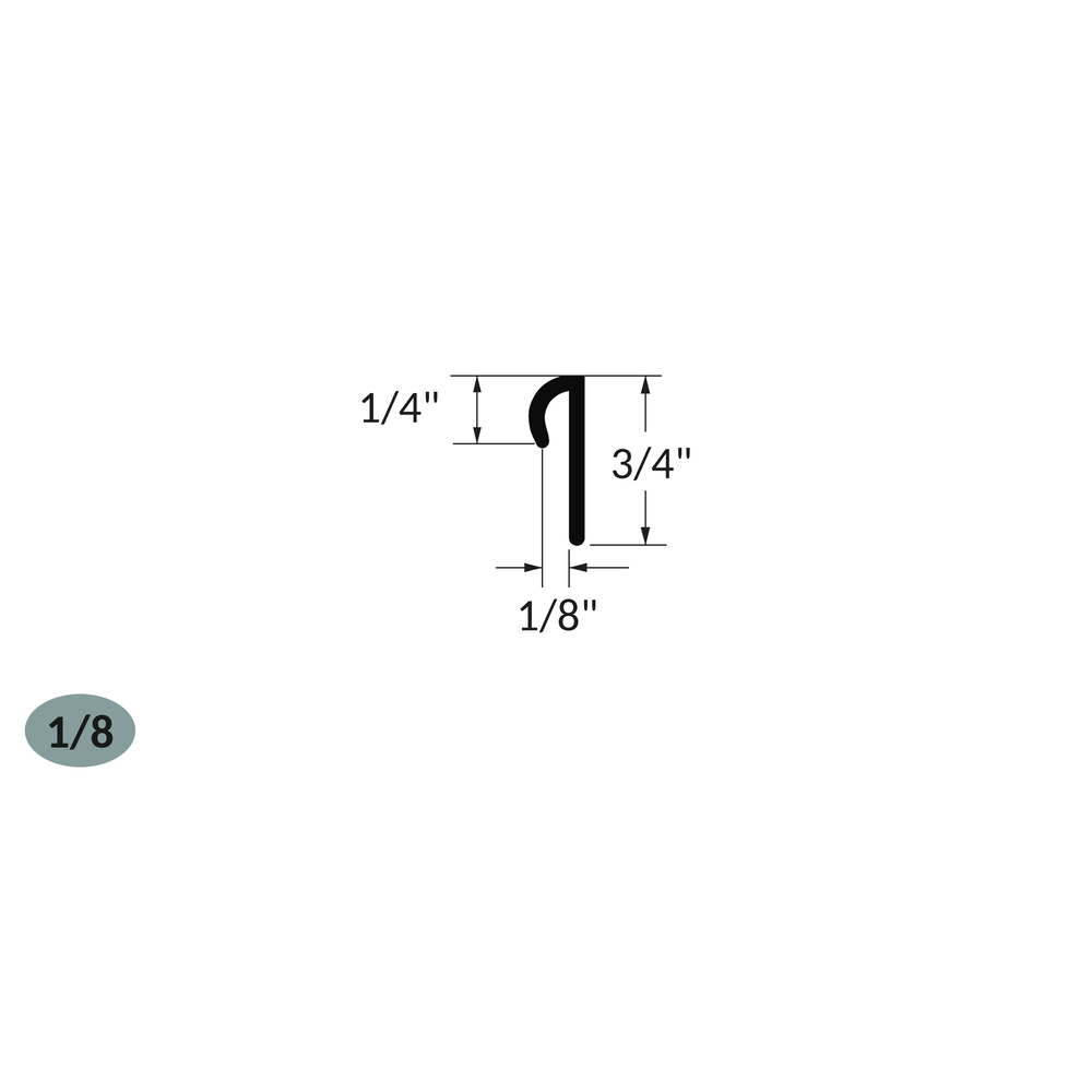 Tarkett / Johnsonite SCC-XX-A Cove Cap for 1/8" 600' LF/Box (50 pieces per box)